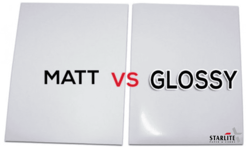 Kertas Matt VS Glossy