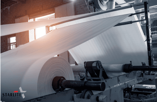 Produksi kertas modern