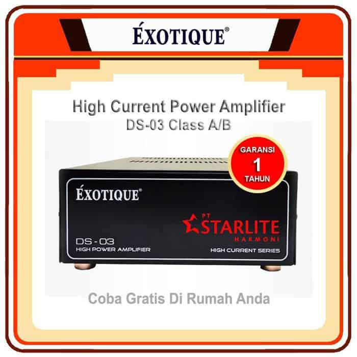 High Current Power Amplifier Exotique DS-03