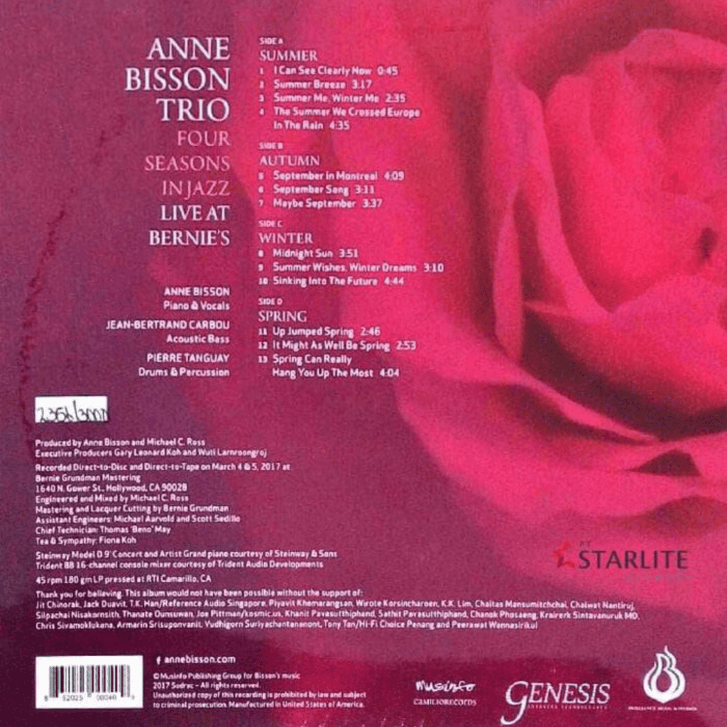 Anne Bisson - 4 Seasons - (2LP D2D) - Musik Piringan Hitam _ Vinyl (2)