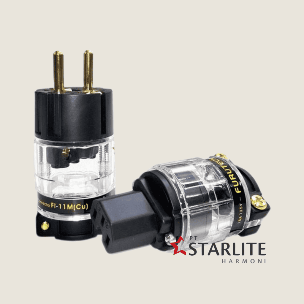 Audio Power Plug Furutech F-11E Schuko European Plug Gold Plated (2)