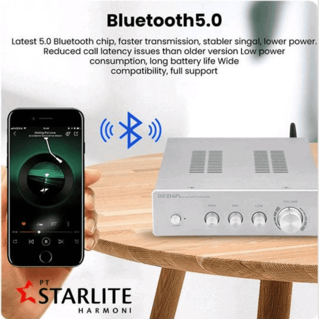 BRZ HIFI TPA3255 Int Amp 150watt channel 8 ohm Class D Bluetooth 5.0