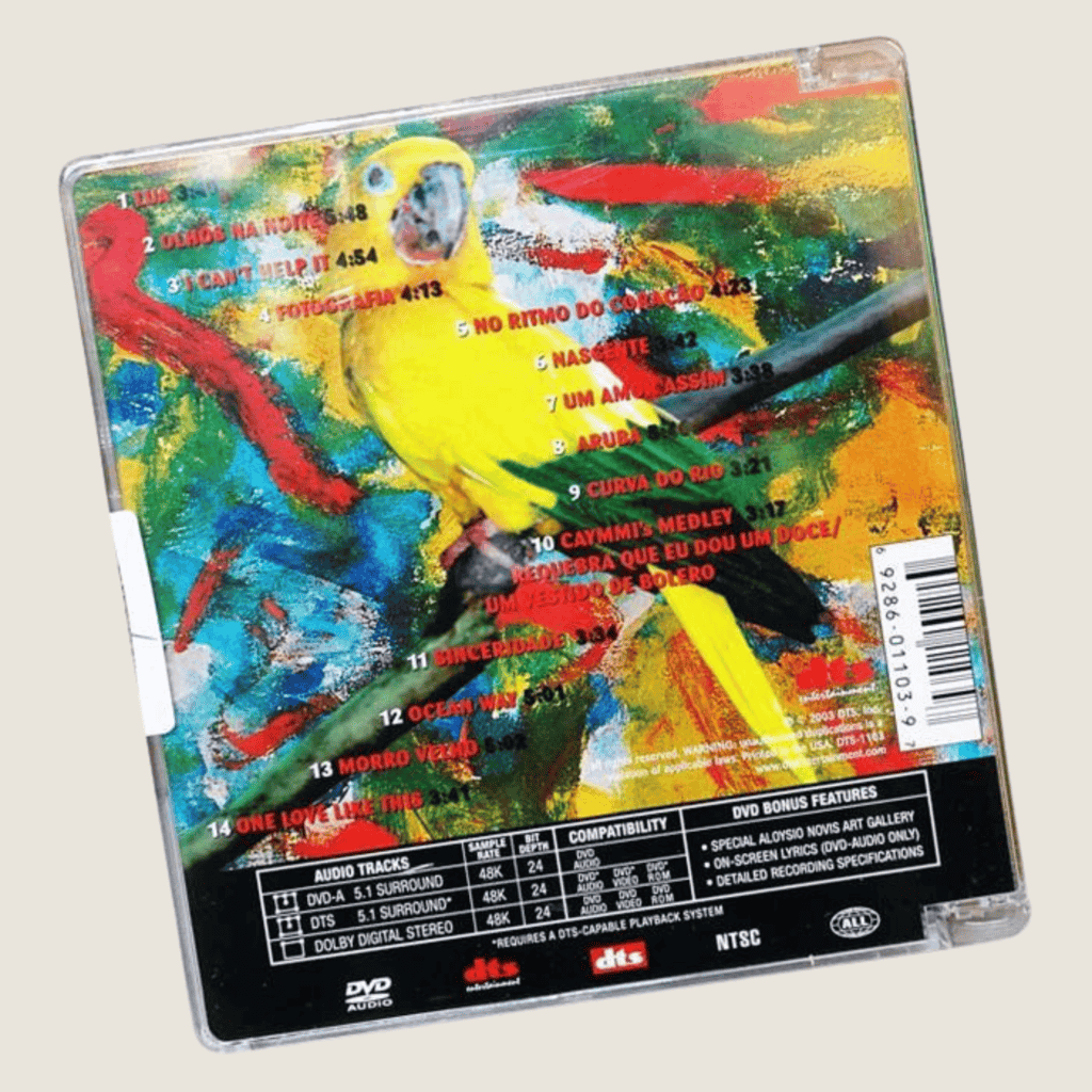 DVD Audio Musik Brazilian Romance - DVD DTS 5.1