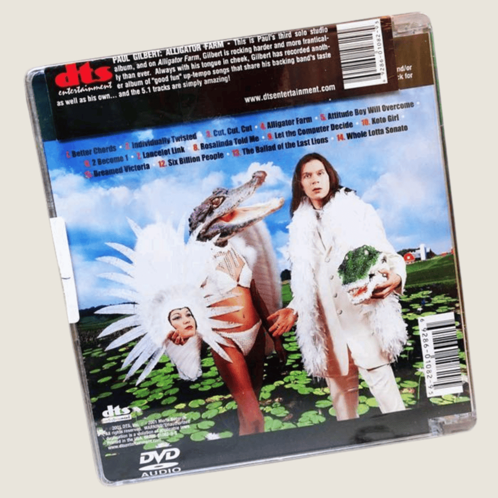 DVD Audio Musik Paul Gilbert - Alligator Farm DVD DTS 5.1