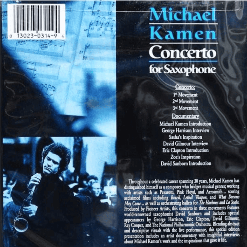 DVD Video Musik - Michael Kamen - Concerto Saxophone