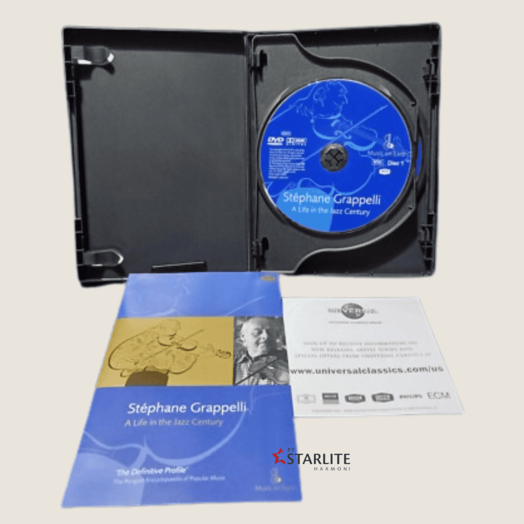 DVD Video Musik - Stephane Grappelli - A Life In The Jazz Century