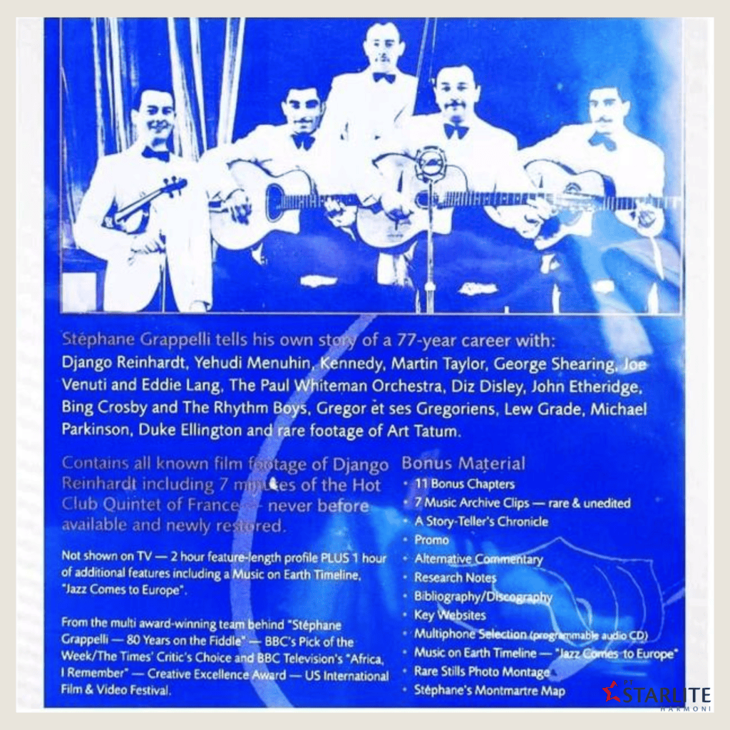 DVD Video Musik - Stephane Grappelli - A Life In The Jazz Century