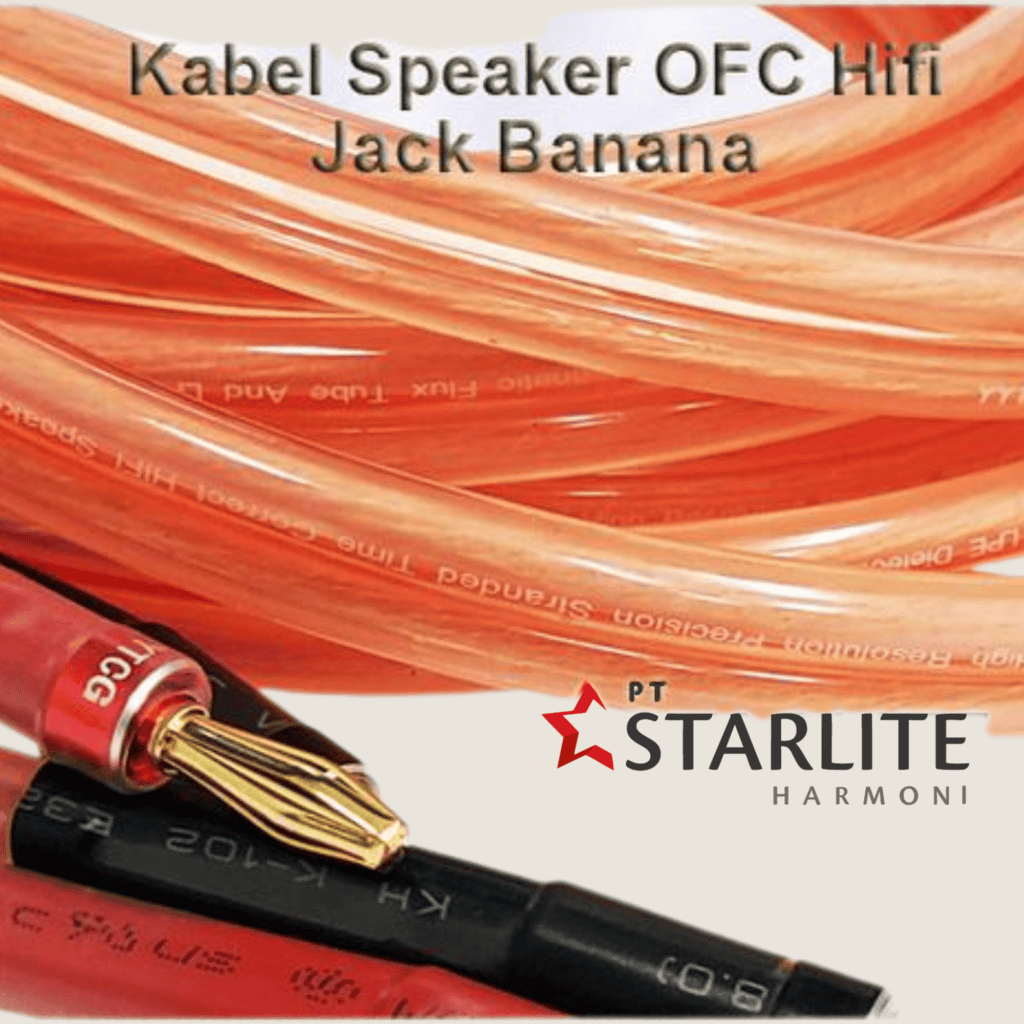 Kabel Speaker OFC Hifi Banana Jack