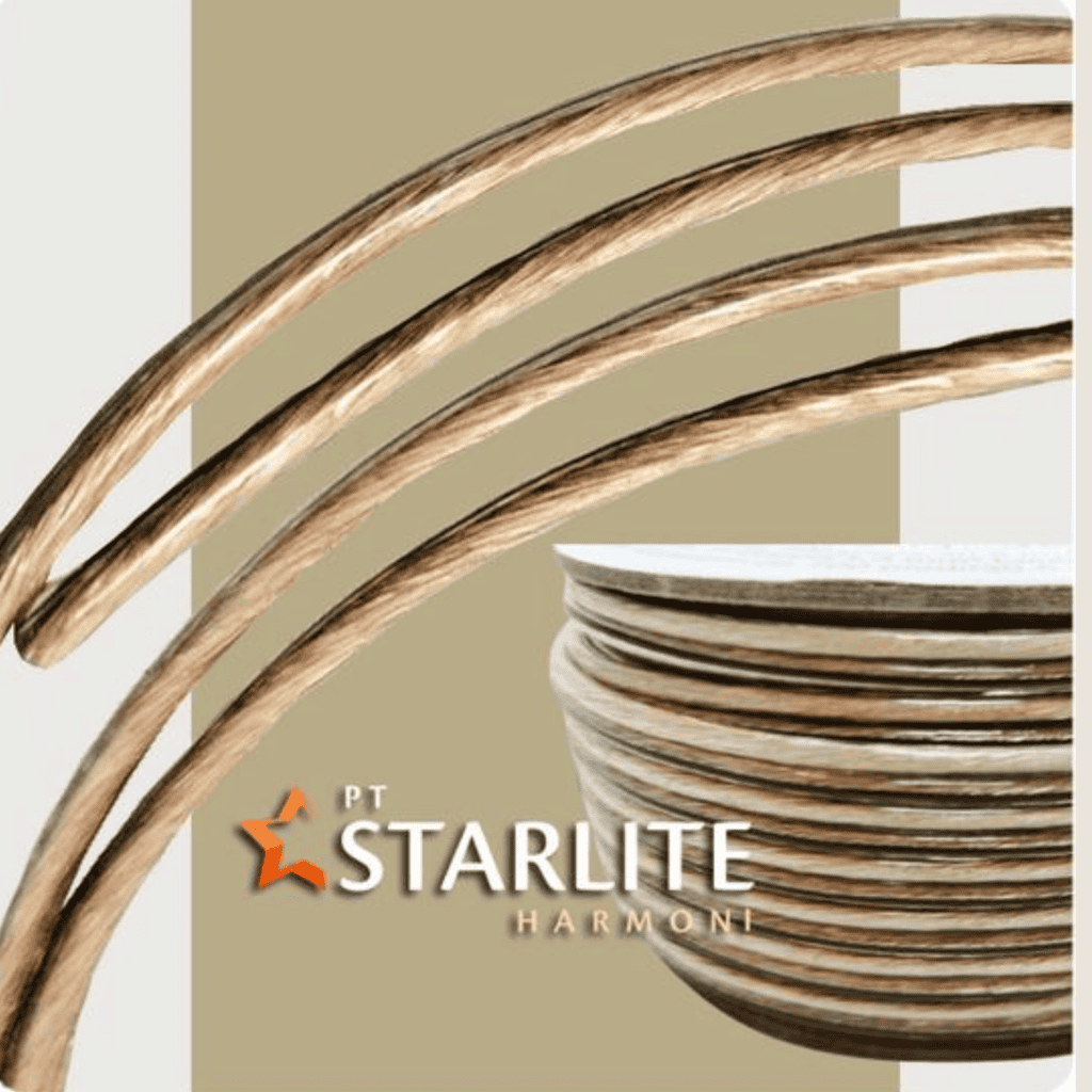 Kabel Speaker Standar NON-OFC 16 AWG - Diameter Konduktor 1.29 mm
