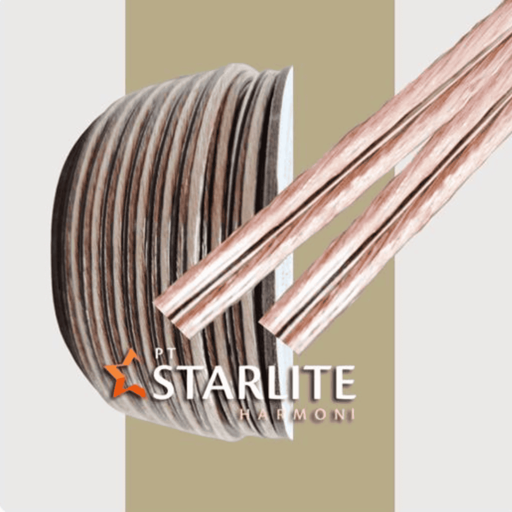 Kabel Speaker Standar NON-OFC 16 AWG - Diameter Konduktor 1.29 mm