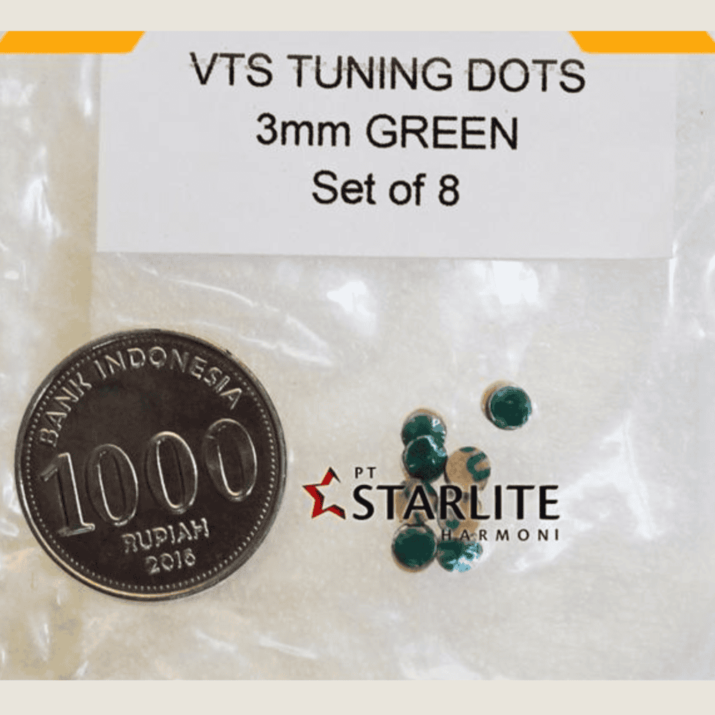 Micro Series Damping Dots - 3mm Green Dots - set of 8 - Marigo Audio