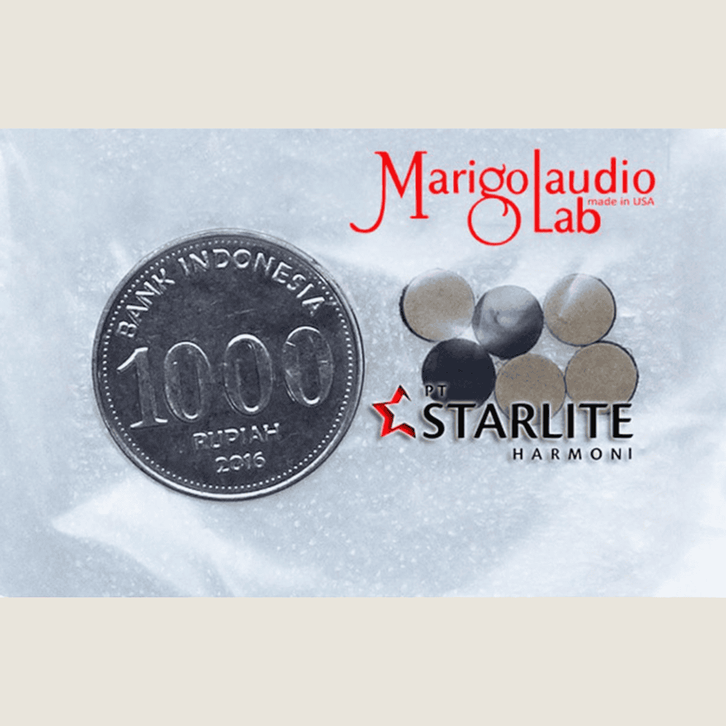 Micro Series Damping Dots - 6 mm Black Dots- set of 6 - Marigo Audio