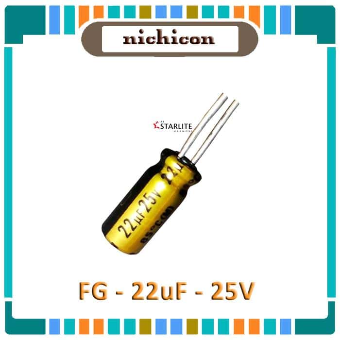 Capasitor Nichicon FG 22 - 100 uF / 25 V