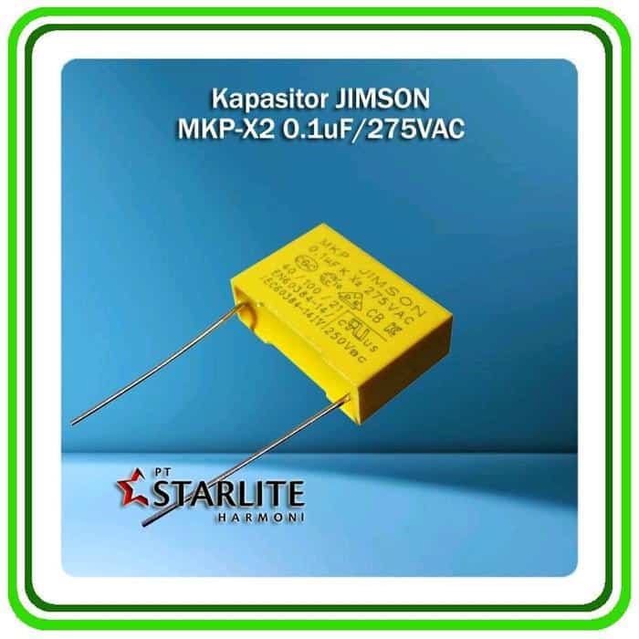 Kapasitor MKP-X2 0.1uF275VAC MKP-X2 100nF275 VAC