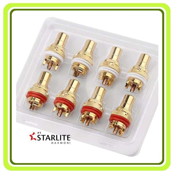 Konektor/Soket Input RCA Gold