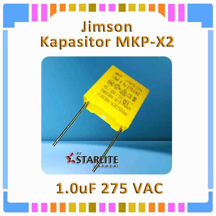 Kapasitor JIMSON MKP-X2 1.0uF275 VAC
