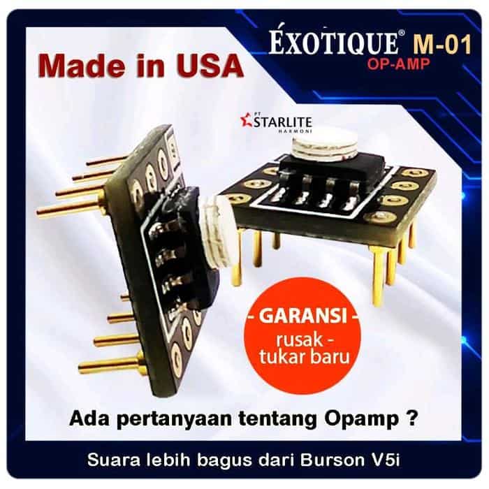EXOTIQUE M-01 Opamp, Lebih bagus dari Burson V5i
