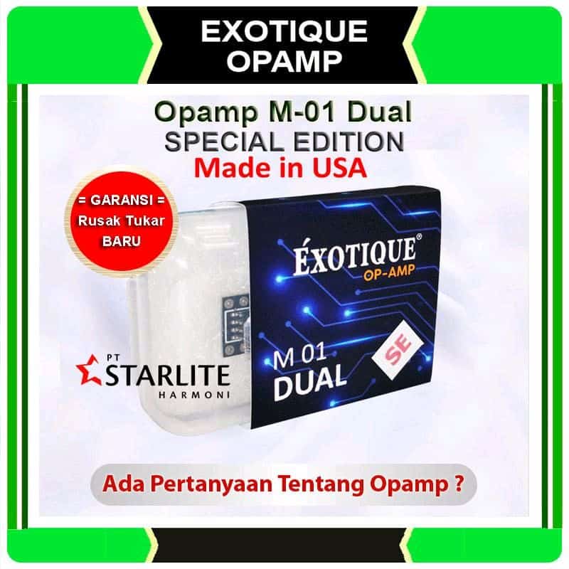 EXOTIQUE M-01 Dual Opamp - SPECIAL EDITION - Made in USA - Harga per buah