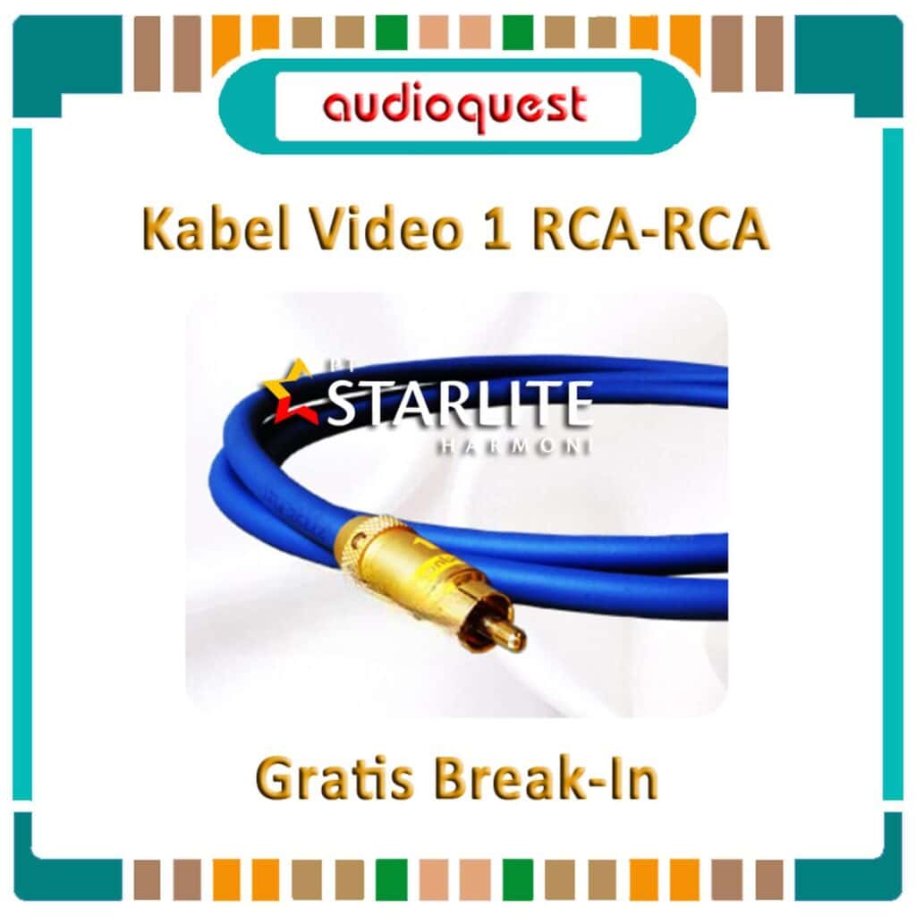 Audioquest Video-1 RCA-RCA - Kabel Video - (1.5 m)
