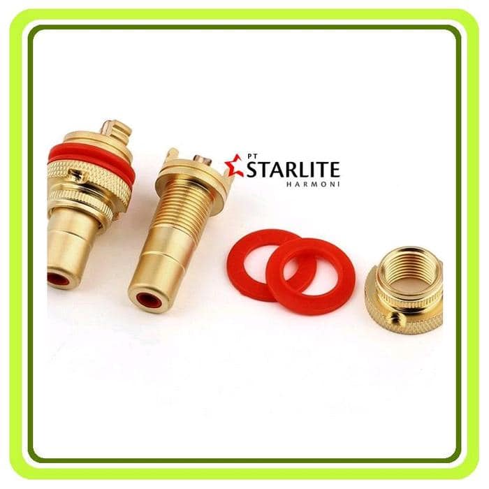Konektor/Soket Input RCA Gold