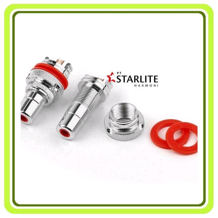 Konektor/Soket Input RCA Rhodium