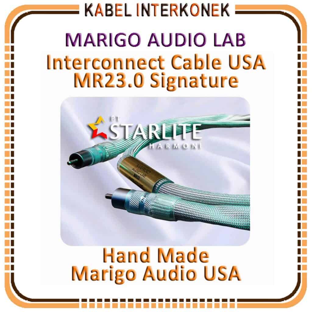 Kabel Interkonek Marigo Audio Interconnect Cable USA MR23.0 Signature