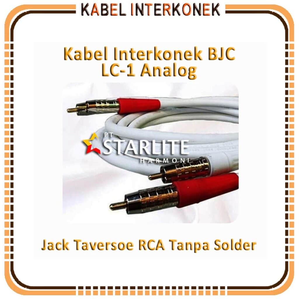 Kabel ini buatan Blue Jean Cable USA dengan bahan kabel Belden USA. Blue Jean Cable - salah satu penjual kabel AUDIO/VIDEO/DATA/SDI dari USA dengan harga terjangkau. Kabel buatan Belden USA dengan menggunakan Taversoe RCA plug, jack RCA tanpa solder.