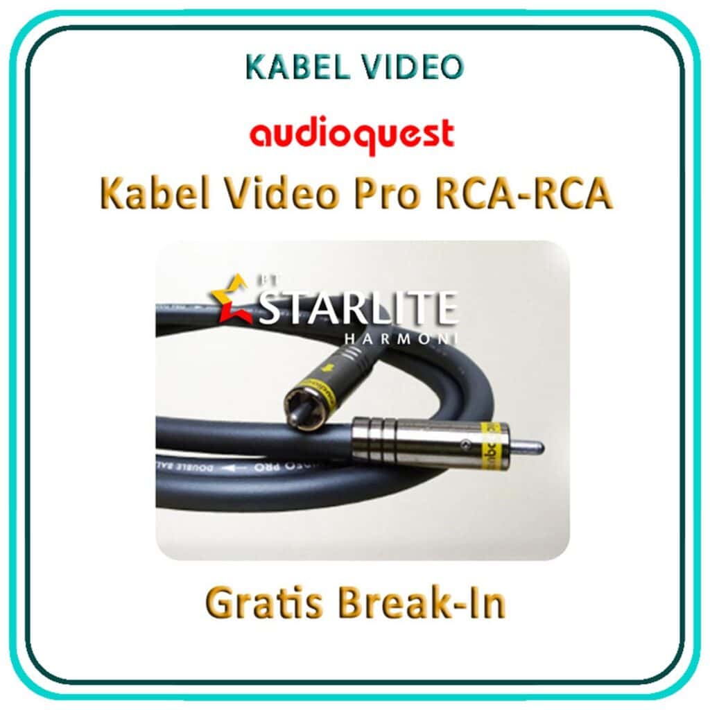 - Murni 75 ohm RCA ke RCA - Menggunakan bahan FPS Silver. - Kabel double ukuran 22 awg dilapis dengan foil/mylar/foil shield Harap diketahui bahwa Kabel Digital = Kabel Coaxial = Kabel Video yg ditandai dengan RCA warna kuning; bentuk, fungsi dan tujuan serta gunanya SAMA, harus 75 ohm pada kedua ujung RCA nya dan kabel tersebut shielded. Jika anda menginginkan kabel yang dibeli di burn-in/break-in lebih dahulu, kami dapat memberikan pelayanan GRATIS tapi memerlukan waktu minimal 3 x 24 jam, hasil maximal umumnya 5x 24 jam. Kami memiliki alat khusus burn-in/break-in kabel merk Audiodharma, buatan USA.