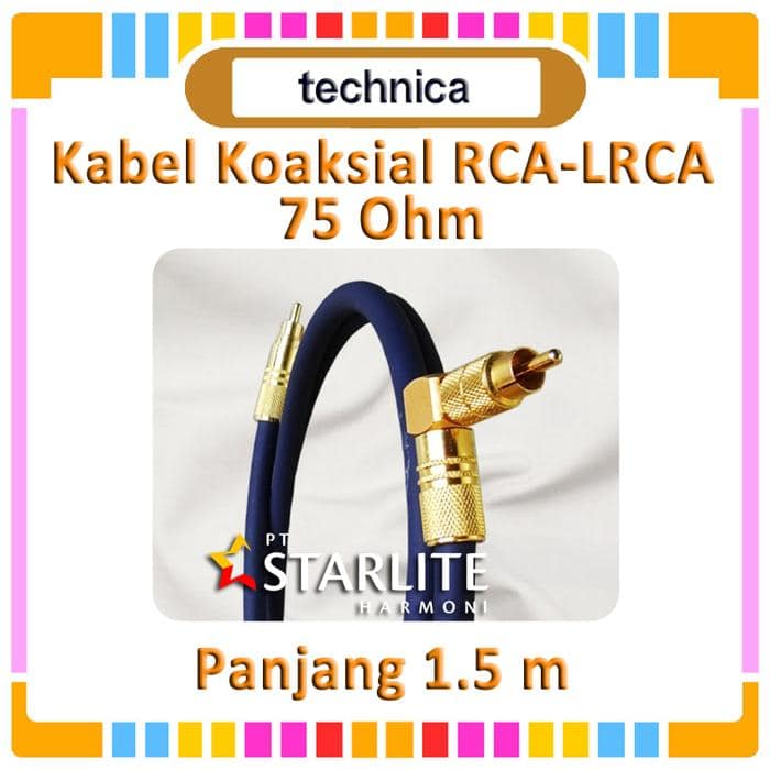 Kabel Koaksial - Technica RCA-LRCA 75 Ohm