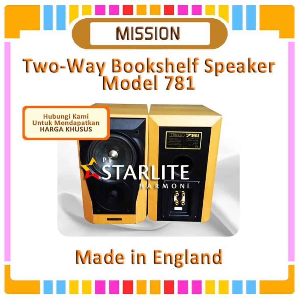 Two-Way Bookshelf Speaker MISSION Model 781