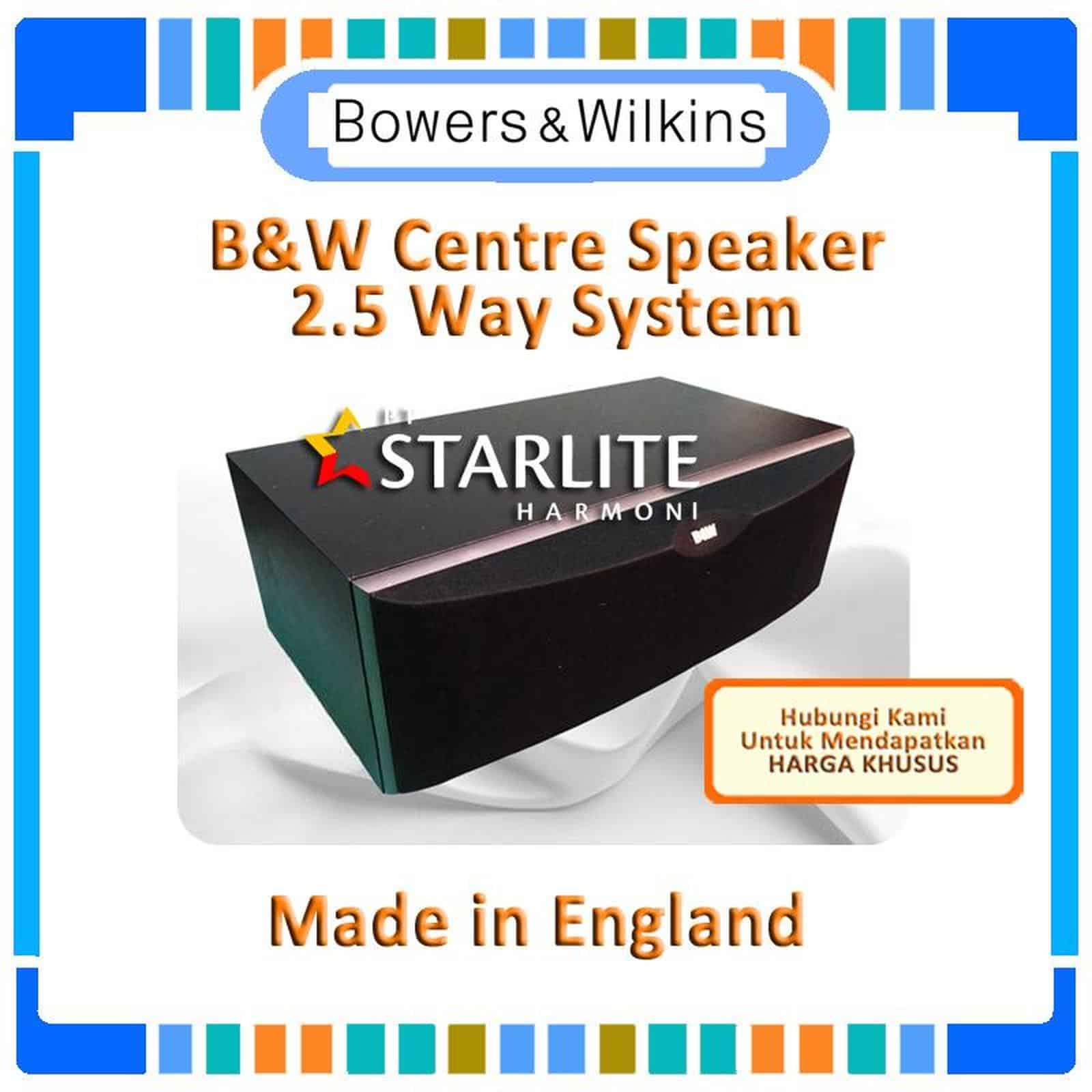 B&W Centre Speaker CC6 S2 2.5 Way System