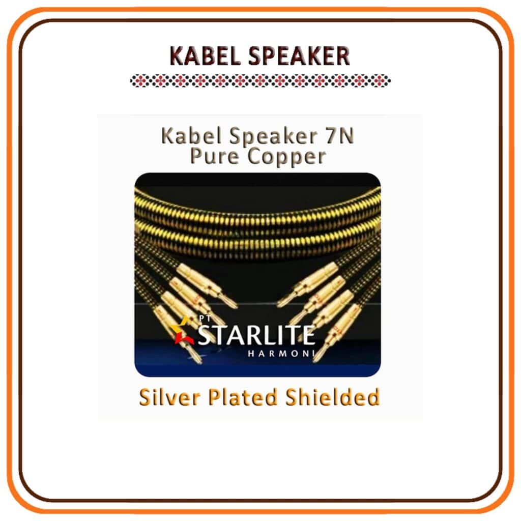 Kabel Speaker Pure Copper 7N silver plated