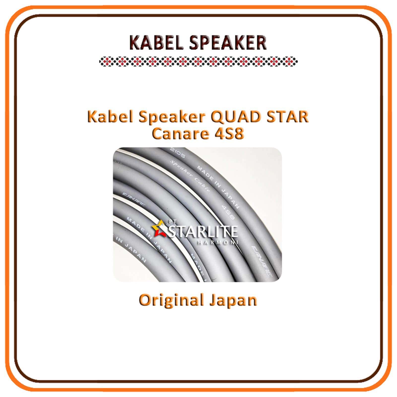 QUAD-STAR CANARE 4S8 Kabel Speaker