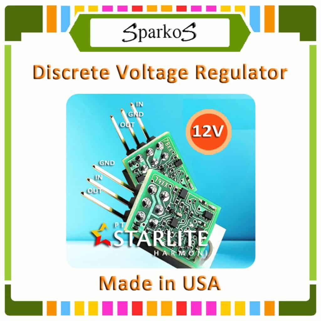 Sparkos Discrete Voltage Regulator SS7912 SS7812 - 12 Volt