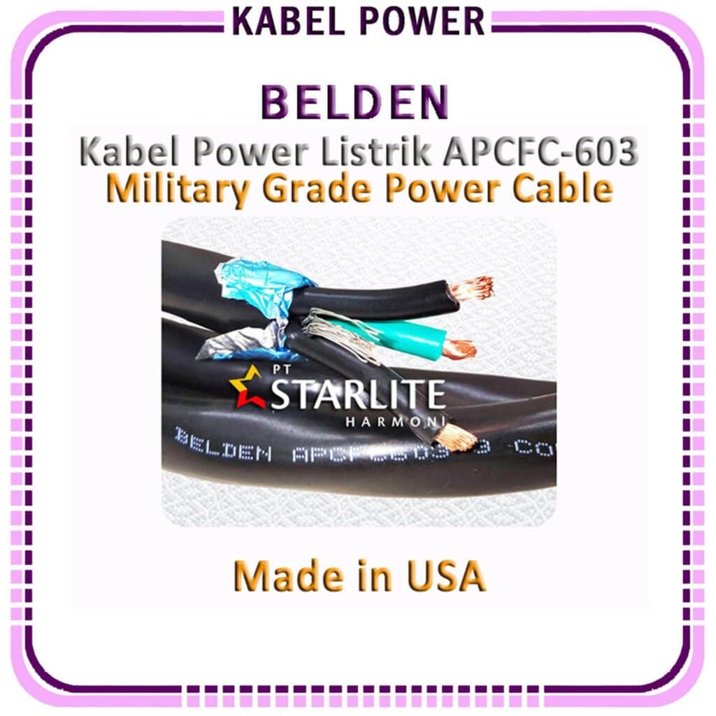 Belden AUDIO POWER PLUG USA Kabel Listrik Power Belden USA