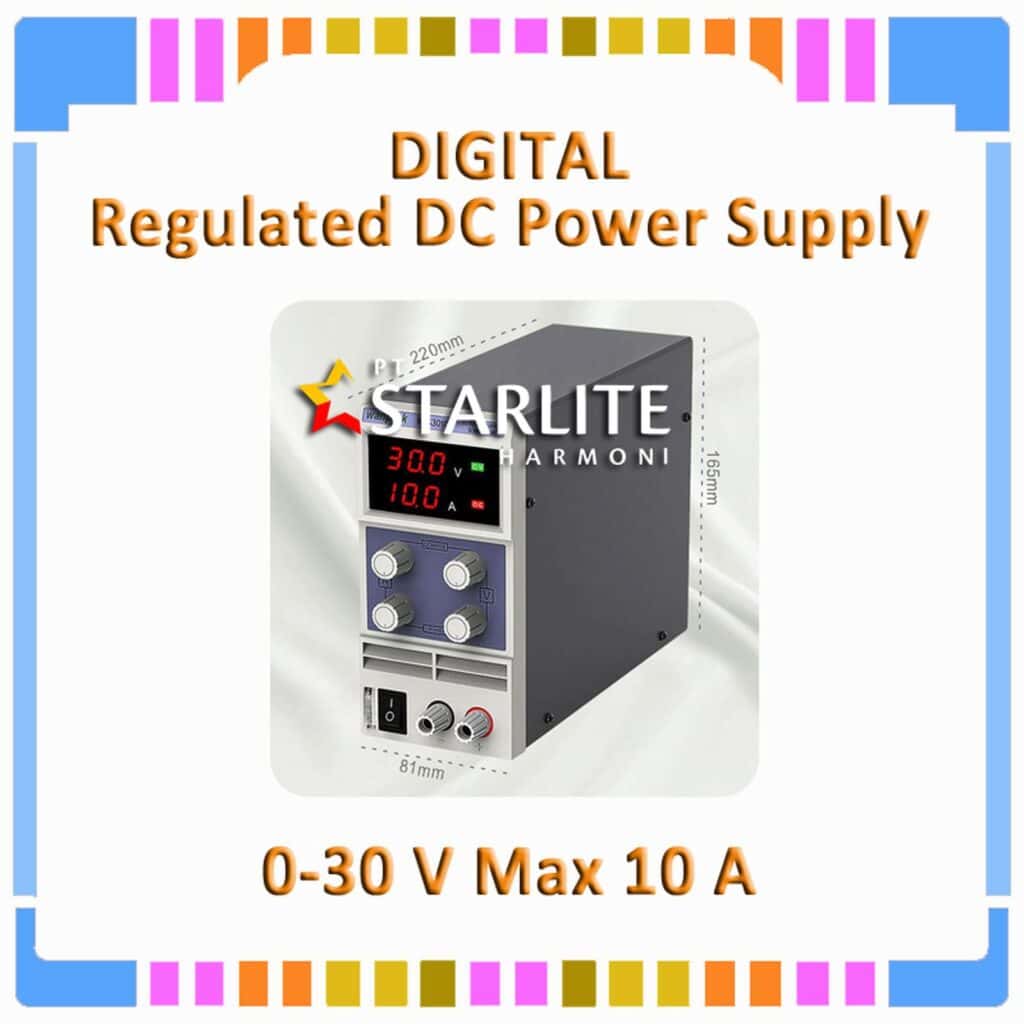 DIGITAL POWER SUPPLY DC Regulated 0-30V, 10 Amp
