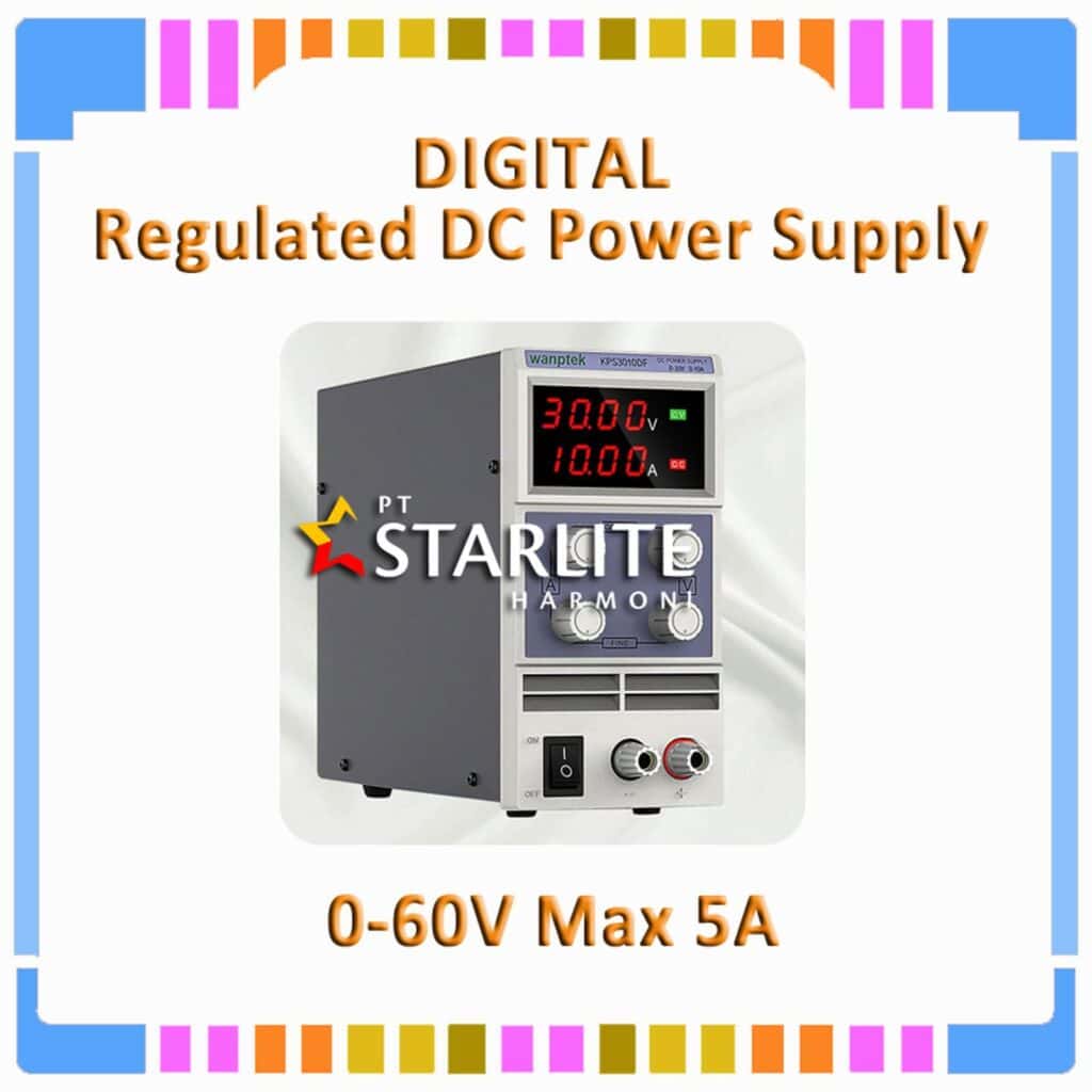 DIGITAL POWER SUPPLY DC Regulated 0-60V, 5 Amp