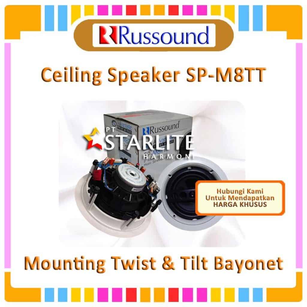 Ceiling Speaker Russound SP-M8TT - Harga per pasang