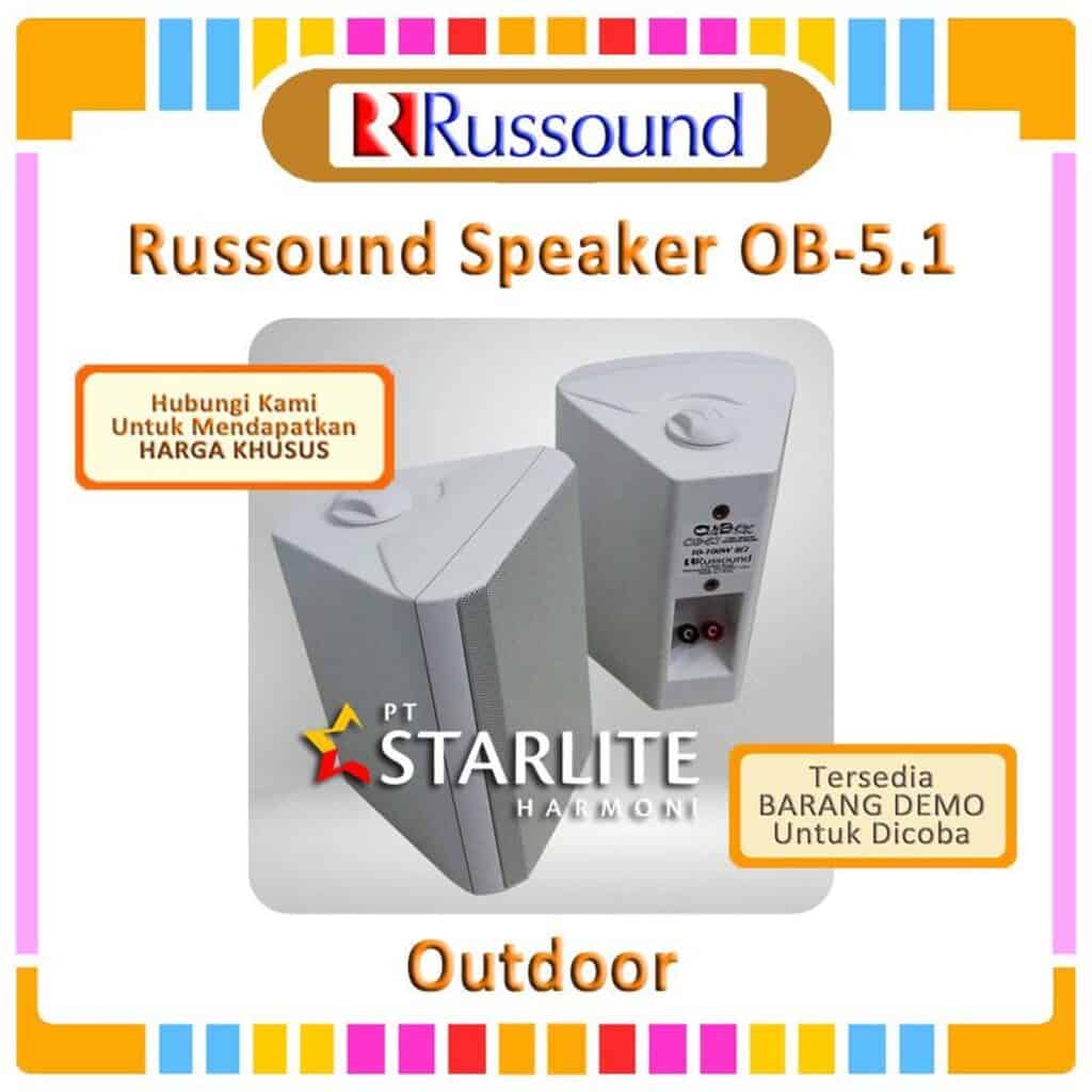 Russound Outdoor Hifi Speaker OutBack OB-5.1 Putih - Harga per pasang