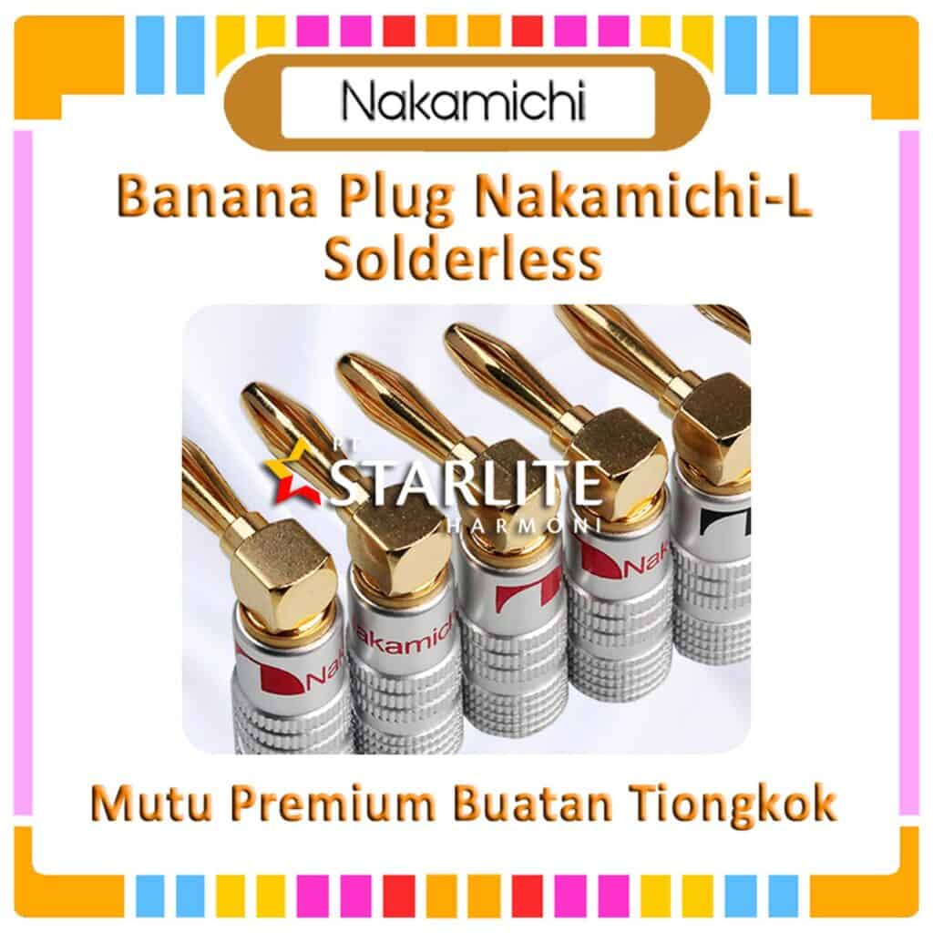 Banana Plug NAKAMICHI-L Premium Quality Solderless