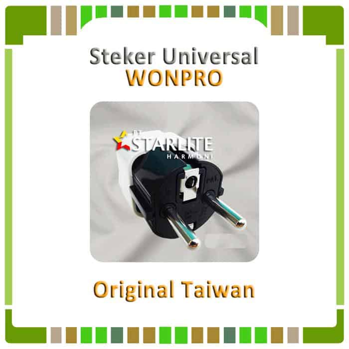 Steker Adapter Universal WONPRO Original TAIWAN 10A/250V