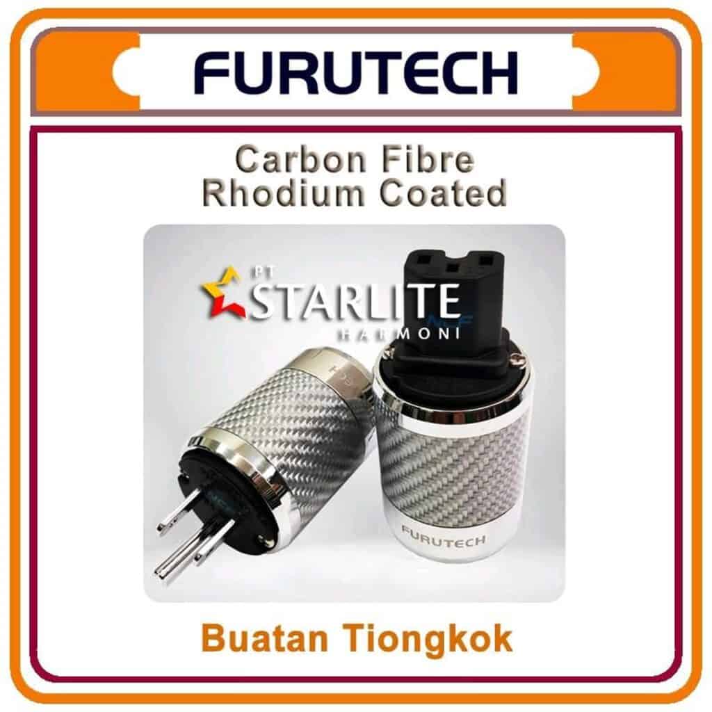 Furutech Carbon Fibre Rhodium Audio Power Plug Steker USA