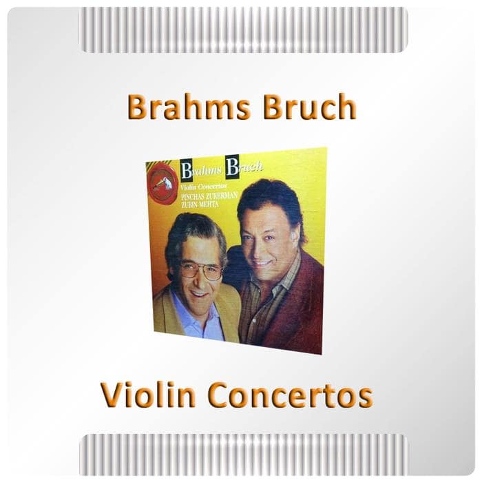 CD Musik Ex Koleksi Pribadi - Brahms Bruch - Violin Concertos