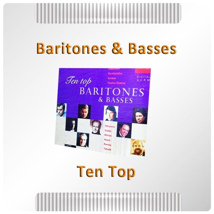 CD Musik Ex Koleksi Pribadi - Ten Top Baritones and Basses