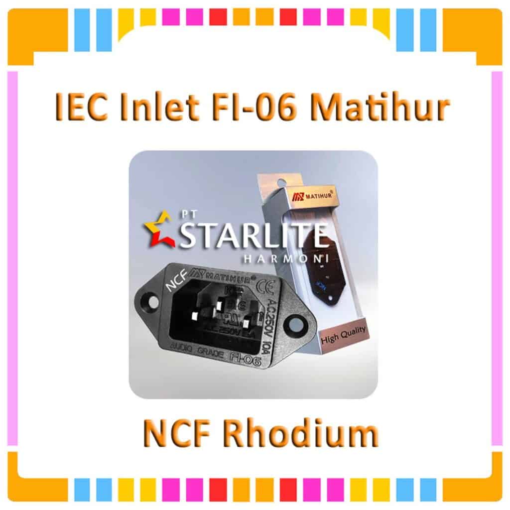IEC Inlet FI-06 Furutech Matihur NCF Rhodium