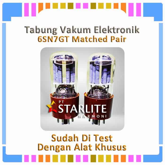 Tabung Vakum Elektronik 6SN7GT China - Matched Pair