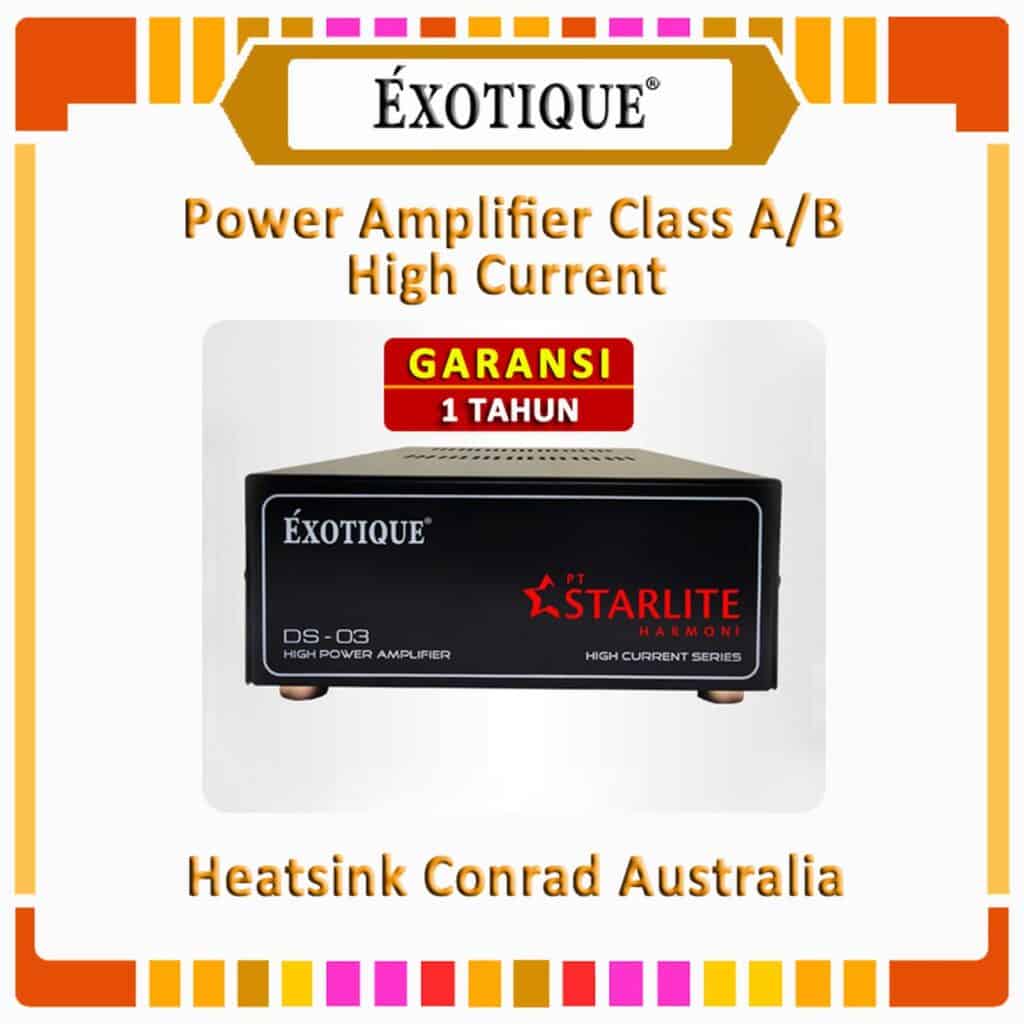 High Current Power Amplifier Exotique Class A/B