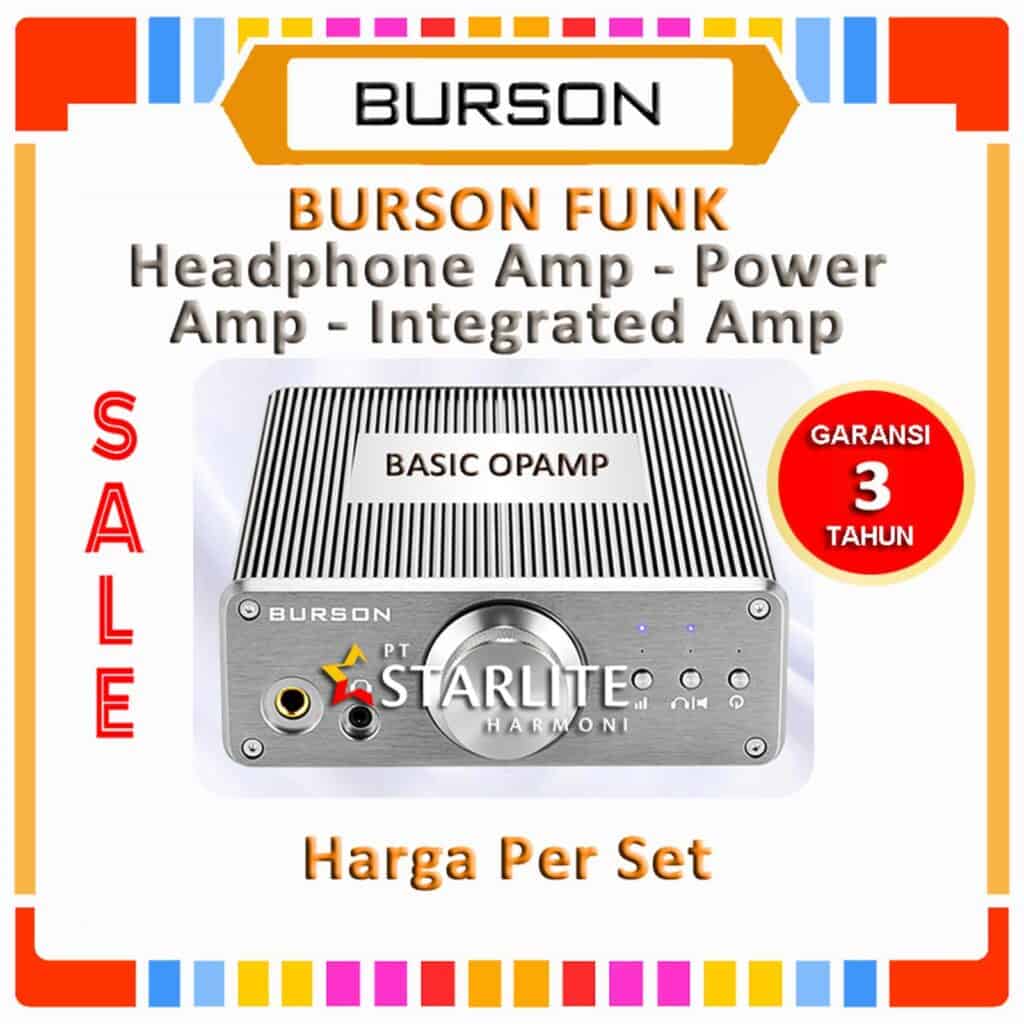 BURSON FUNK Headphone Amp/Power Amplifier/Integrated Amp - Harga / set - Basic