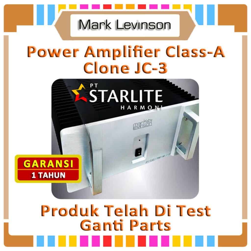 Mark Levinson Power Amplifier Class A, Clone JC-3 dari Mark Levinson