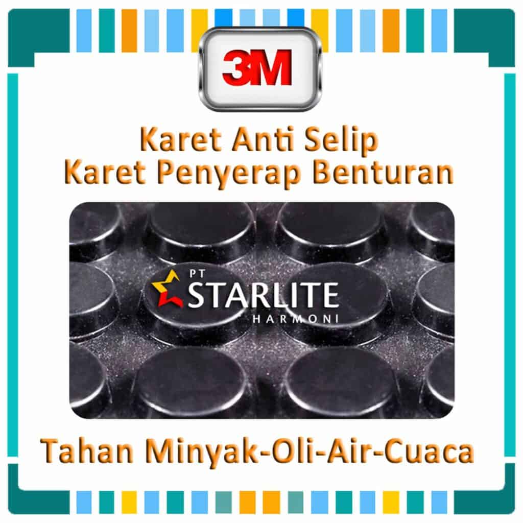 Karet Anti Selip Karet Penyerap Benturan Kaki Karet Alas Barang Peralatan